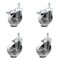 Service Caster 5 Inch Semi Steel Wheel Swivel 1/2 Inch Stem Caster Total Lock Brake SCC, 2PK SCC-TSTTL20S514-SSS-381615-2-S-2 - alternate 1